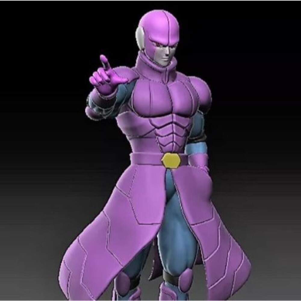 3D Printed Hit Figure from Dragon Ball Super | Customizable Unpainted Model 12"